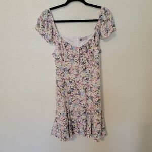 SO Good For Life Floral Summer Dress SZ L